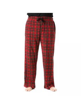 #followme Red & Black Plaid Super Soft Fleece Pajama Pants -- Size Small 28/30